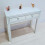 7seas®  Juliette White Glass Dressing Table 4
