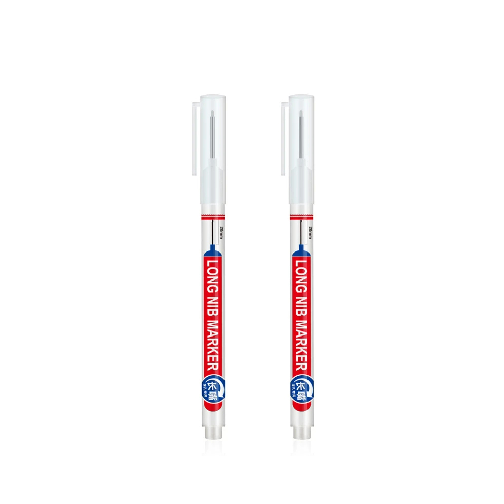 (2 white) 2-4Pcs/Set 20mm Deep Hole Long Nib Head Markers fo-image-OPC-PGHH8R6-NEW