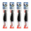 (Black Pen-4 Pcs) 1/2/3/4Pcs Long Head Marker Pens Bathroom Ceramic 1