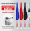 (Black Pen-4 Pcs) 1/2/3/4Pcs Long Head Marker Pens Bathroom Ceramic 2