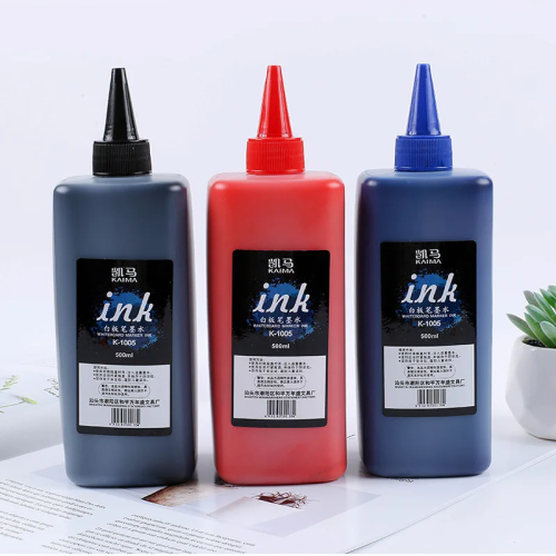 (black) Whiteboard Marker Large Bottle Ink 500ml Refillabl 1