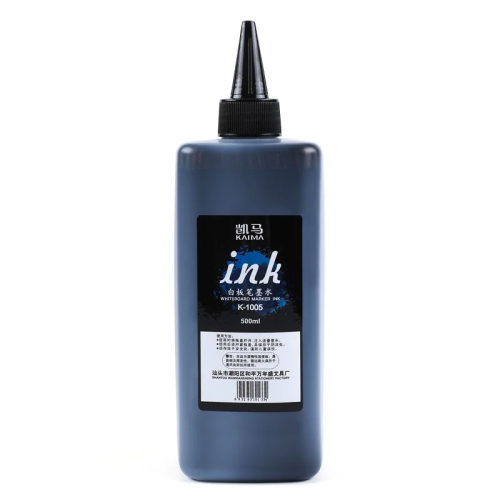 (black) Whiteboard Marker Large Bottle Ink 500ml Refillabl
