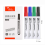 (black) 10pcs Whiteboard Marker Set,2.0mm Nib,Black Blue R 7