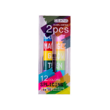 (-3 2pcs) Student Crayon School Office Supplies Graffiti Hig