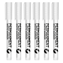 (6pack) White Paint Pen for Rock Painting,Stone,Ceramic,Gl