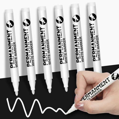 (6pack) White Paint Pen for Rock Painting,Stone,Ceramic,Gl 1