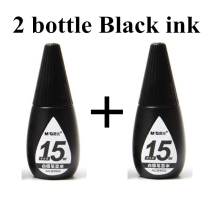 (2 bottle Black ink) M&G Erasable Whiteboard Marker Pen 1 Pcs Blackboar