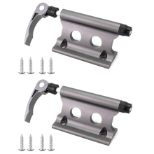 2Pcs Bike Fork Mount Bicycle Truck Block Roof Rack Block for SUV Trailer Road Bike, γκρι