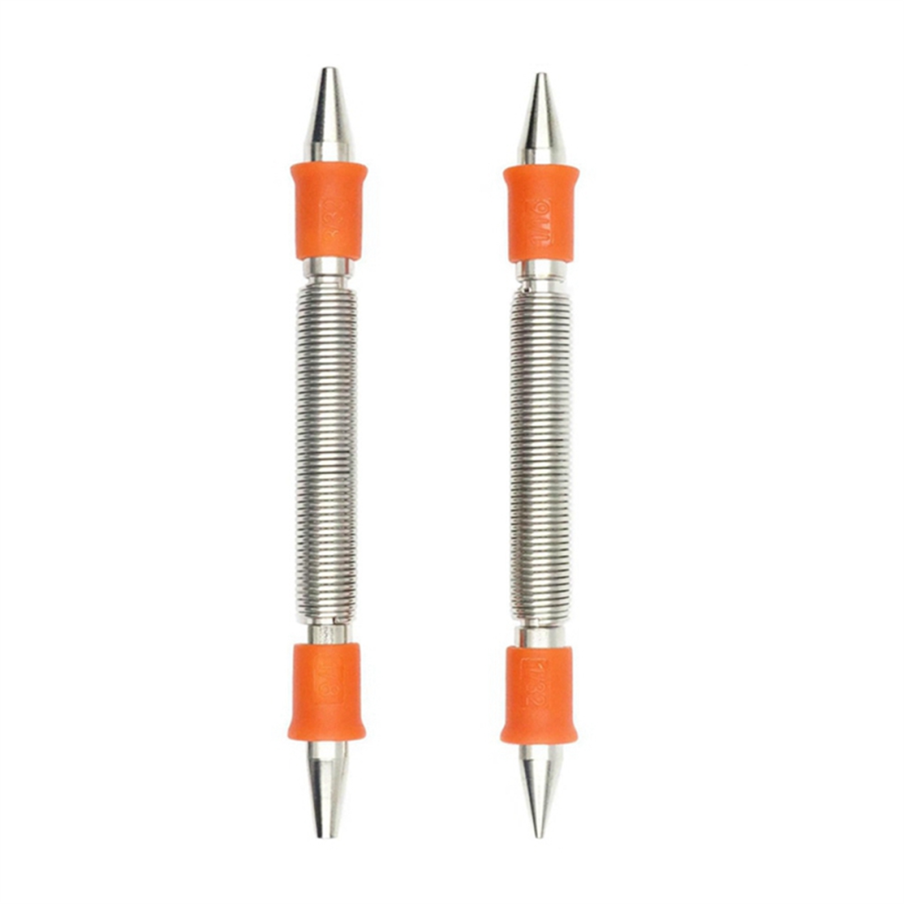 Photos - Other Hand Tools 2Pcs Spring Tool Set 1/32In, 1/16In, 3/32In, 1/8In Nail Punch, Loaded Rivet Removal for Wood