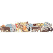 Rompecabezas de animales de dibujos animados