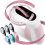 Embossing Label Maker E975 3D Printer Machine met 6 Rollen Emboss Tapes, Handheld Embosser, Roze 2