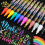() 12PCS/Set Liquid Chalk Marker Pens Erasable LED Wr 4