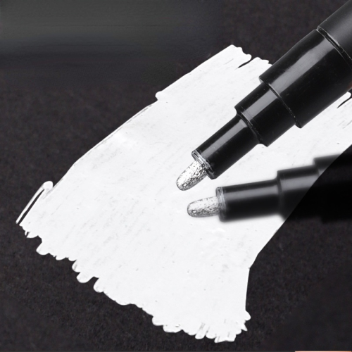 (ST-1MM-2MM) Electroplating Mirror Silver Paint Pen Hand-repair 2