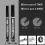 (Silver-0.7mm-3.0mm) Electroplating Mirror Silver Paint Pen Hand-repair 1