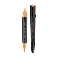 (Double-headed copper) Electroplating Mirror Silver Paint Pen Hand-repair