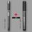 (ST-1MM-2MM) Electroplating Mirror Silver Paint Pen Hand-repair 1