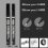 (Silver-1.0mm-3.0mm) Electroplating Mirror Silver Paint Pen Hand-repair 1