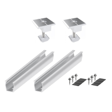 Solar Panel Mount Bracket Rails Clamp Fastening Module Mounting PV Power Supplies Trapezoidal Roof 30mm