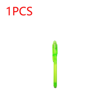 (1PC Green) 10-1PC Invisible Ink Pen Luminous Light Pen Secret