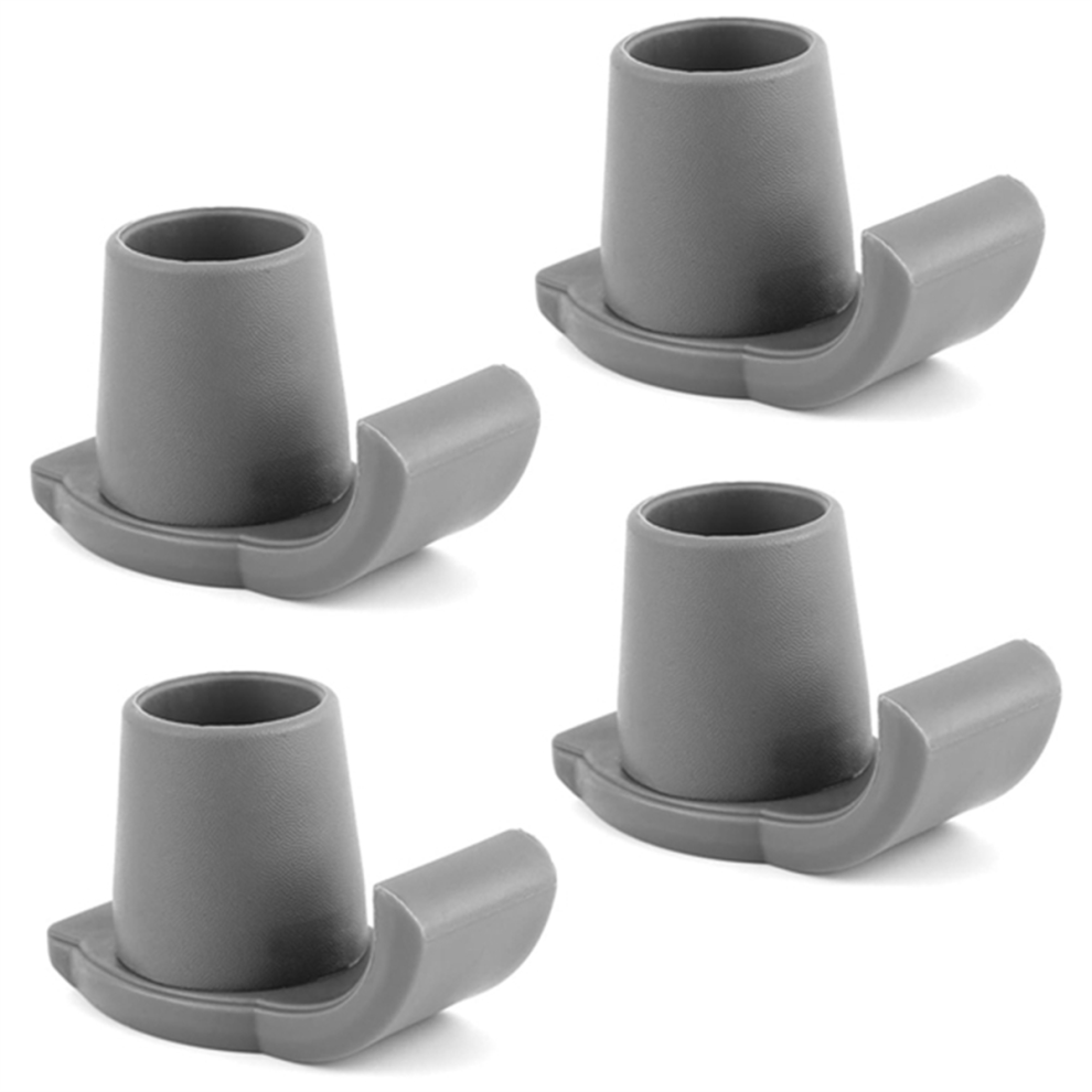 Walker Ski Glides, 4 Pieces Heavy Duty Glides Feet Replacement Glide Skis for 1 1/8 Inch Tubes Tool