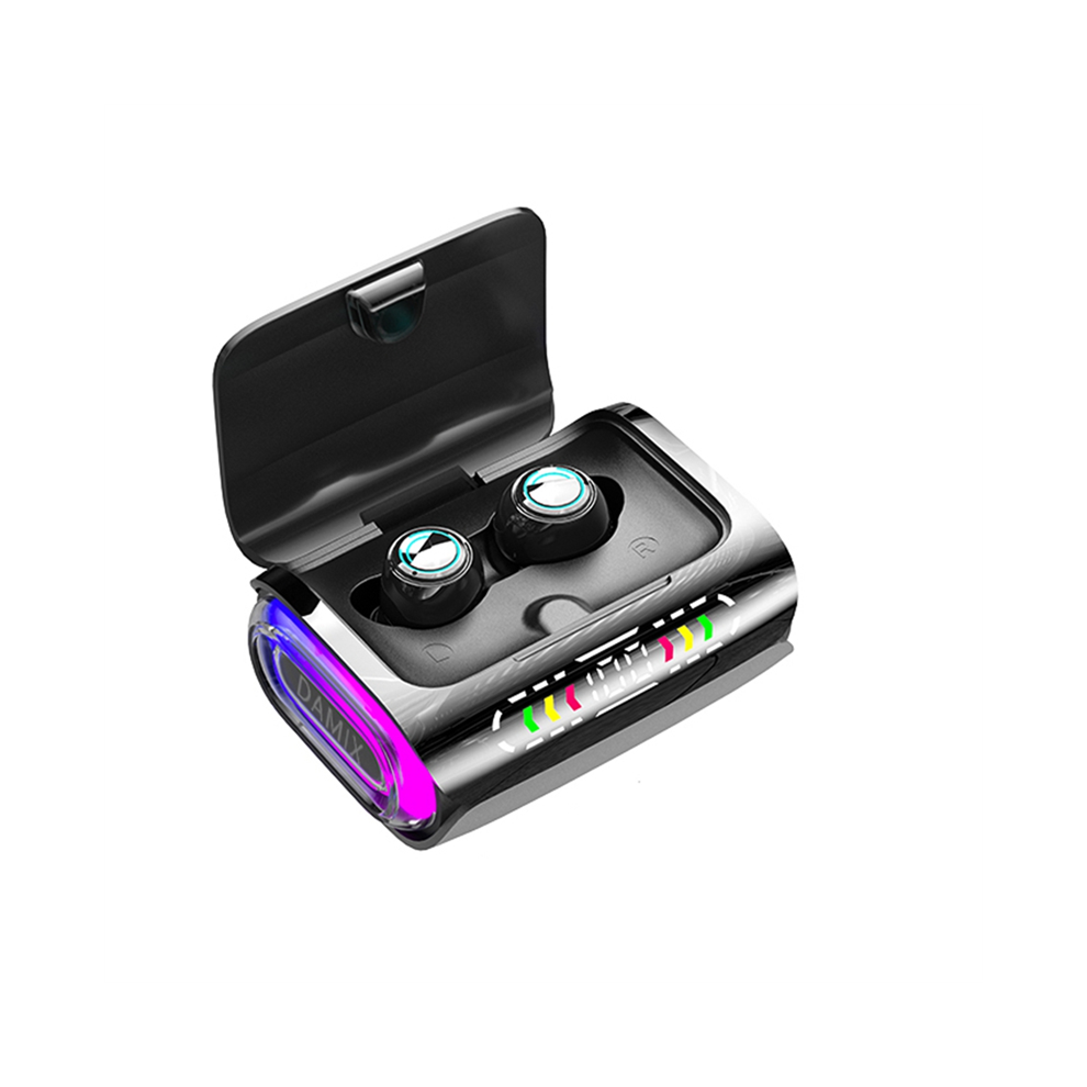Dx01 Bluetooth 5.3 Earphone 8D Stereo Surround Sound Led Digital Display Touch Control Sports With Mic 4853931631166