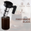 Cold Brew Coffee Maker, 40 Oz Iced Pitcher with Mesh Filter, Glass Ice Making Jug for Fridge Black 3