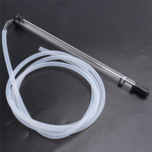 3/8In Auto Siphon with Clamp 6.5' Ft Hose Bottling Siphoning Kit Food Grade Free Plastic Tubing for Beer