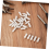 Plastic Shutter Pin 40Pcs Repair Set Spring Loaded Replacement Tools Louvers 11