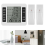 1Set Wireless Freezer Thermometer 2 Remote Sensors Alarm Low Temperature Refrigerator Clock 3