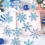 12 ΤΕΜ DIY Μπρελόκ Snowflake Bookmark Kit Υλικών Diamond Mosaic Crafts Kit Χειροποίητο μενταγιόν, Β 3