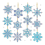 12 ΤΕΜ DIY Μπρελόκ Snowflake Bookmark Kit Υλικών Diamond Mosaic Crafts Kit Χειροποίητο μενταγιόν, Β 1