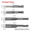 Diamond Drill Bits, 5-Pack Dry Core Bit Set for Ceramic,,Tile,Glass,Marble,Brick,Size 6,8,10,12 mm 5