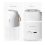Wireless Air Humidifier Diffuser Rechargeable Double Nozzle Essential Oil Mist Maker Humidifier,White 6