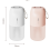 Wireless Air Humidifier Diffuser Rechargeable Double Nozzle Essential Oil Mist Maker Humidifier,White 7
