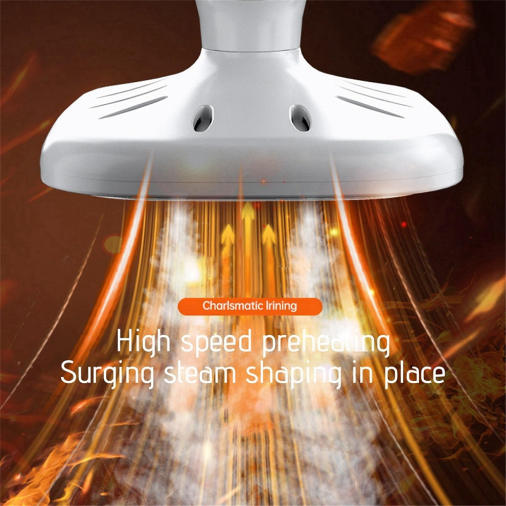 Portable Travel Steamer for Clothes Mini Steam Iron 180Rotatable Handheld Fabric White
