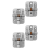Adjustable 180 Degree Hinge, Locking Hinge Folding Door Leaf Table 4PCS 2