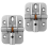 Adjustable 180 Degree Hinge, Locking Hinge Folding Door Leaf Table 4PCS 9