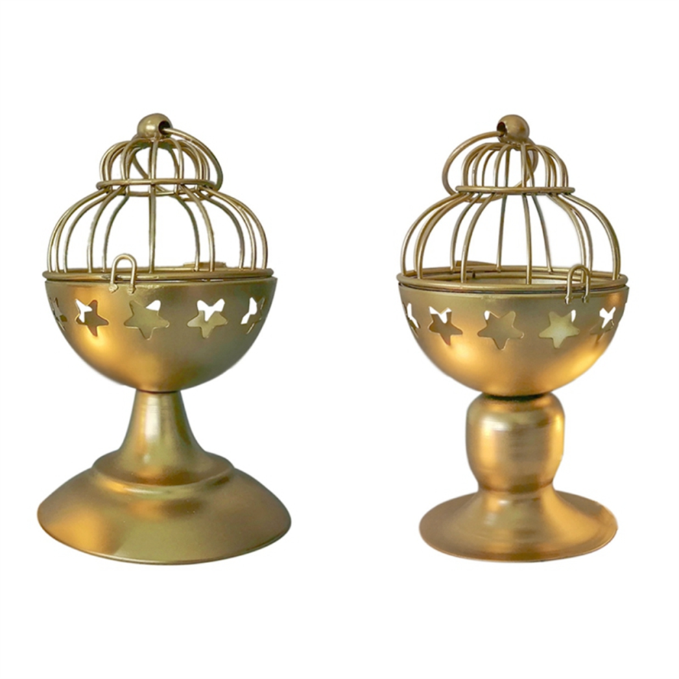 Bougeoir décoratif en forme d'étoile creuse, bougeoir votif pour bougie chauffe-plat, pour mariage ou centre de table
