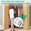 Adjustable 180 Degree Hinge, Locking Hinge Folding Door Leaf Table 4PCS 3