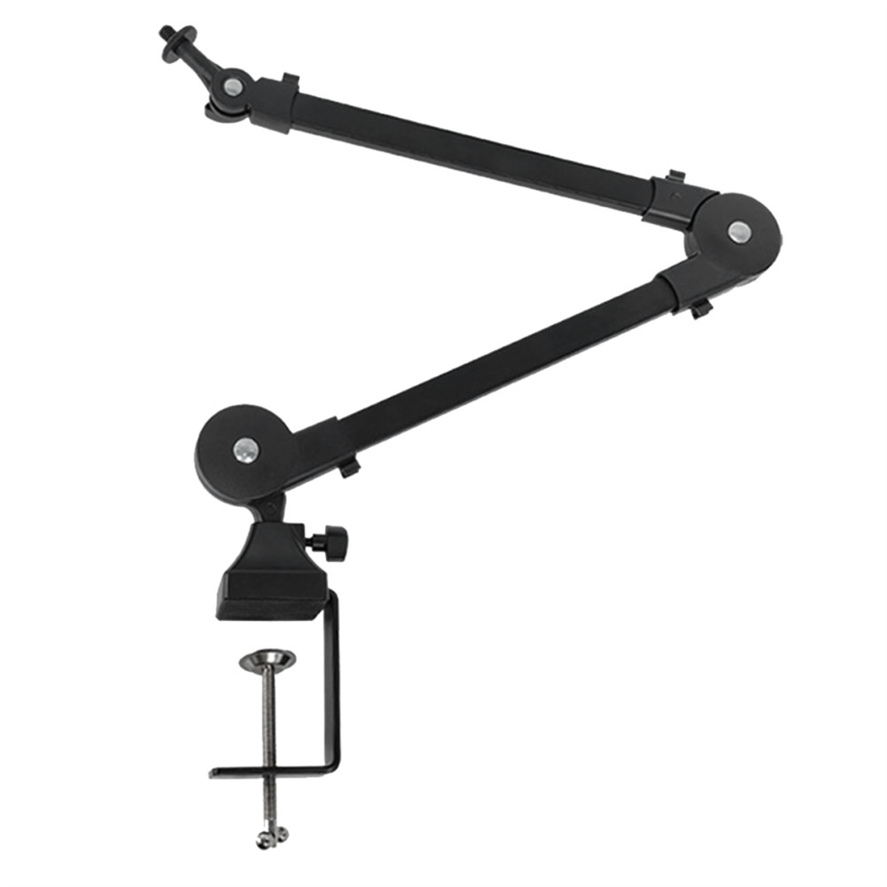 Support de microphone robuste, réglable et pliable, pour performances en studio