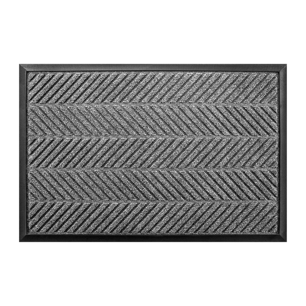 Tapis de couloir antidérapant en caoutchouc robuste, motif gaufré, pour couloir, cuisine, porte