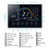 Thermostat programmable intelligent Tuya à commande vocale, application LCD, chaudière à eau/gaz, chauffage, noir, Wi-Fi 7