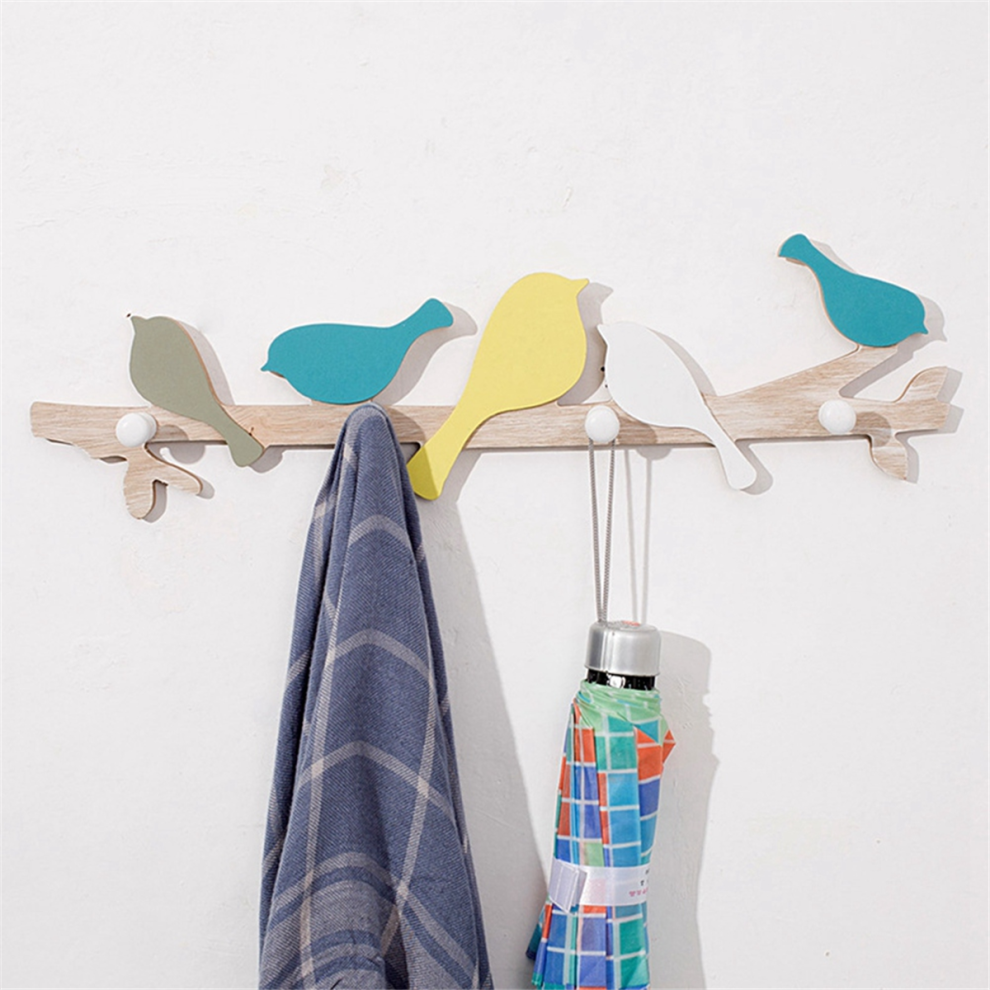 Cintre en forme d'oiseau, porte-serviettes, patères, chapeaux, clés, vêtements, robe, bijoux muraux D