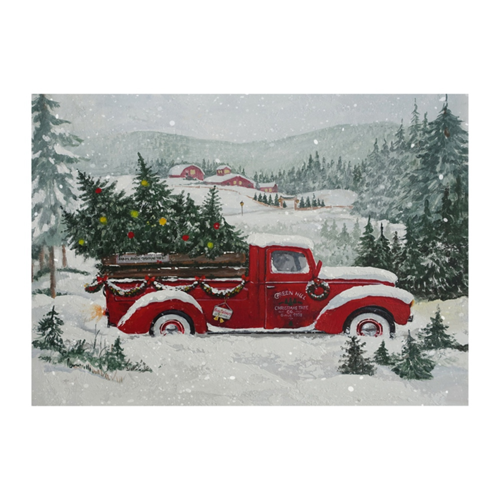 210 X 150Cm Photography Backdrop Christmas Truck Banner Children's Family Photo Studio Backdrops Red 4853931647280
