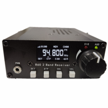 DIY Luchtvaartradio R60 FM 88-108MHz Luchtband 118-136MHz Ontvanger PLL Secundaire Frequentieconversie + Case