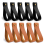 10Pcs Leather Curtain Rod Holder,Leather Bracket,PU Loop Strap for Wood Rod,Strap Wall Hooks 1