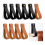 10Pcs Leather Curtain Rod Holder,Leather Bracket,PU Loop Strap for Wood Rod,Strap Wall Hooks 3