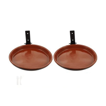 Wall Mounted Bird Feeder Farm Hanging Bath Container Deck Bowl Platform