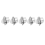 Ράψιμο Rolled Hemmer Foot Universal 5Pcs/Pack 3mm-7mm Curved Scroll, Presser Machine 1