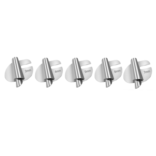 Ράψιμο Rolled Hemmer Foot Universal 5Pcs/Pack 3mm-7mm Curved Scroll, Presser Machine 1
